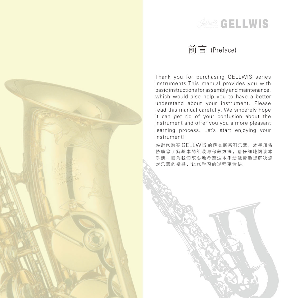 杰爾威斯薩克斯保養(yǎng)手冊圖片_1 杰爾威斯薩克斯保養(yǎng)手冊圖片_1