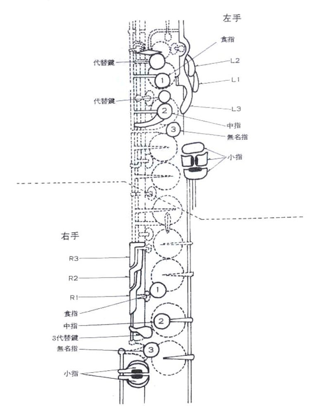 薩克斯指法 薩克斯指法