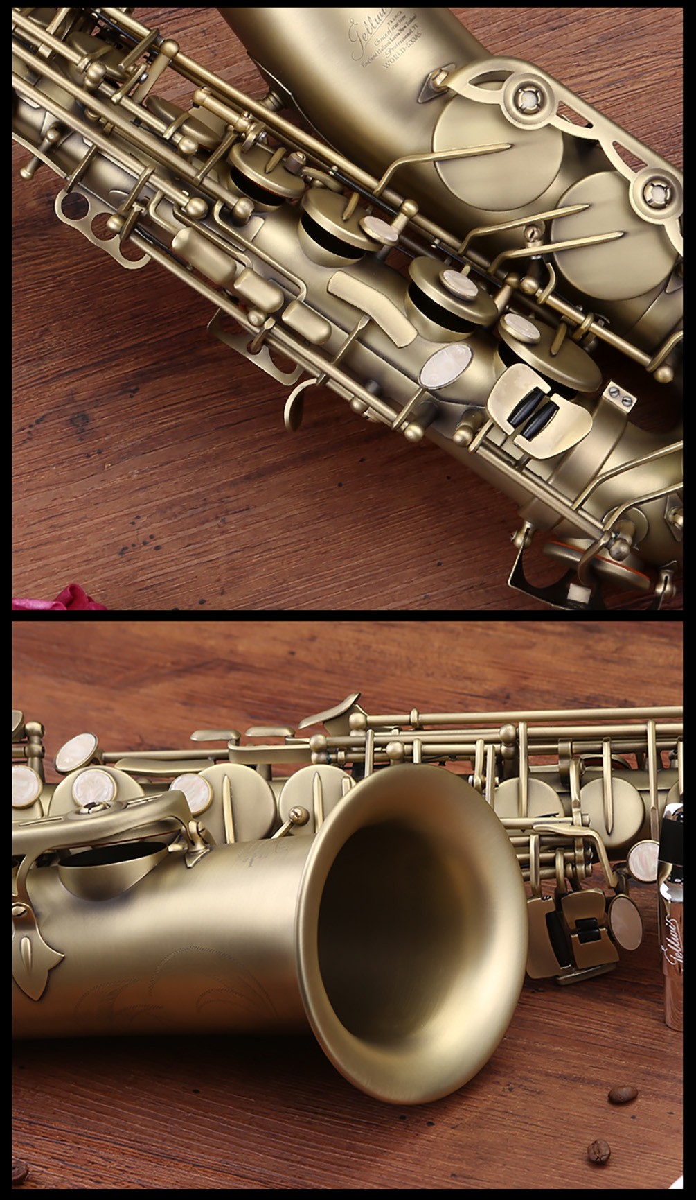 533AS仿古青銅薩克斯細(xì)節(jié)展示 533AS仿古青銅薩克斯細(xì)節(jié)展示